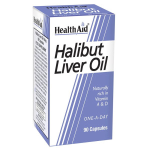 Health Aid Halibut Liver Oil - 90 Caps