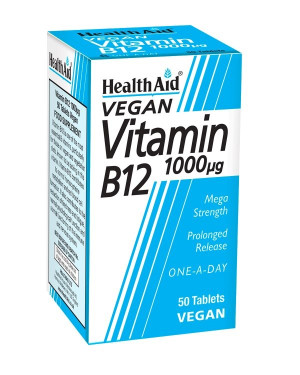 Health Aid Vitamin B12 1000ug  - 100 Tabs