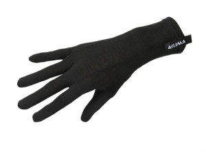Aclima HotWool Liner Gloves Jet Black L/9