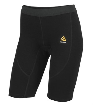Aclima WarmWool Long Shorts, W's, Jet Black XL