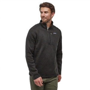 Patagonia Better Sweater 1/4 Zip, Herre Black L