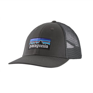 Patagonia P-6 logo LoPro Trucker Hat Forge Grey One Size