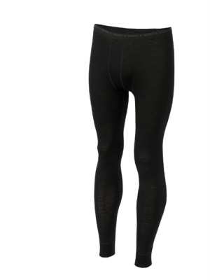 Aclima LightWool 140 Longs, Herre Jet Black L
