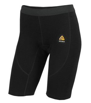 Aclima WarmWool Long Shorts, W's, Jet Black XL