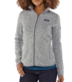 Patagonia Better Sweater Dame Birch White M
