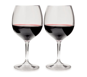 GSI Outdoors Nesting rødvin glass sett