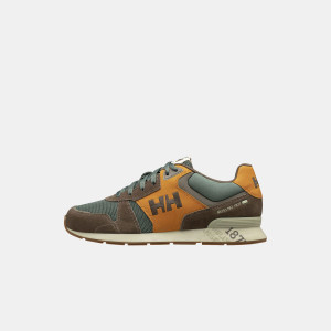 Helly Hansen Men's Anakin Leather 2.0 Sneakers Green 9.5 - Laurel Wreath Black Green - Male