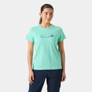 Helly Hansen Women’s The Ocean Race T-Shirt Green S - Lagoon Green - Female