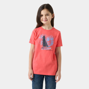 Helly Hansen Juniors’ The Ocean Race T-Shirt Pink 10 - Sunset Pink - Male