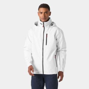 Helly Hansen Crew Mellomlags Seilerjakke Med Hette 2.0 Herre Hvit S HvitS