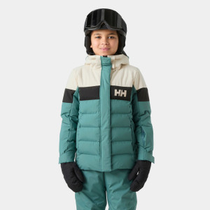 Helly Hansen Junior's Girl Diamond Warm Ski Jacket Green 14 - Opal Green - Unisex