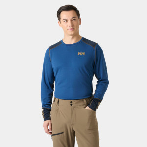 Helly Hansen Herre Lifa Active Crew Varmt Basislag Blå L BlåL