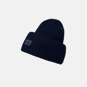 Helly Hansen Rib Beanie Navy STD - Navy Blue - Unisex