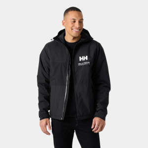 Helly Hansen Men’s Ace Insulated Rain Jacket Black L - Black - Male