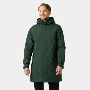 Helly Hansen Men's Brussel Insulated Raincoat Green L - Dark Jungle Green - Male