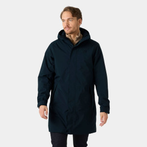 Helly Hansen Men's Brussel Insulated Raincoat Navy M - Navy Blue - Male