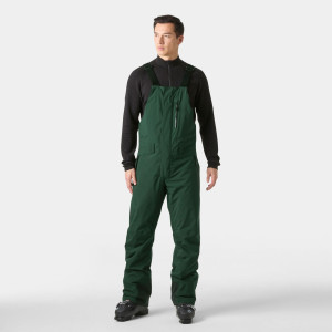 Helly Hansen Men's Legendary Insulated Ski Bib Trousers ​ Green L - Dark Jungle Green - Male