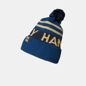 Helly Hansen Unisex Ridgeline Retro Ski Beanie Blue STD - Dark Blue - Unisex