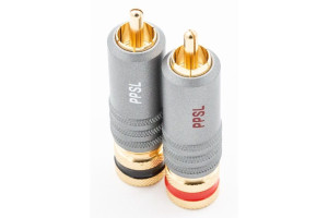 Supra PPSL RCA-kontakt 2-pack Grå 2-pack