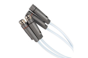 Supra DAC-XLR 2 meter Isblå