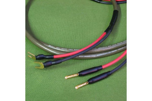 Ecosse Cables MS2.3 Monocrystal med spadar 2 x 3 meter Grön