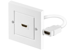hbb HDMI väggpanel 2 uttag