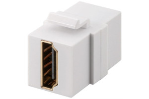 Keystone standardsystem Keystone HDMI hona - hona kontakt Vit