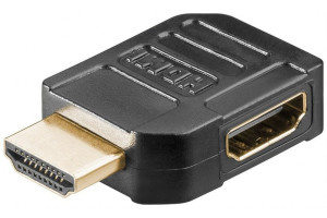 hbb HDMI adapter 90 grader vinkel vänster Svart