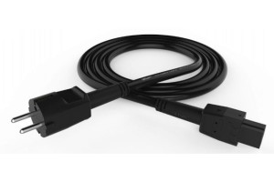 QED XT5 Power cable EU Svart 1 meter