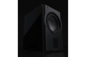 Perlisten Audio R212s aktiv subwoofer Svart pianolack