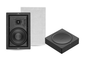 Sonos Amp med Triangle vägghögtalare Svart/Vitt