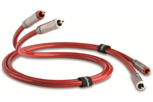 QED Reference Audio 40 2RCA - 2RCA 2 x 1 meter Röd