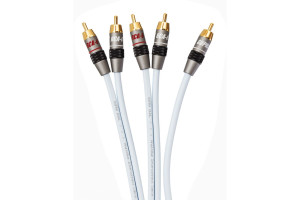 Supra Dual 5RCA - 5RCA Audio 0.5 meter Isblå