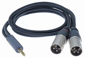 iFi Audio 4.4mm to XLR Cable SE Demo 1 meter Svart
