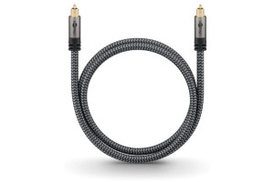 Goobay Plus Toslink 1 meter Grå