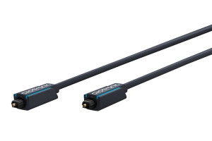 ClickTronic Toslink Cable 0.5 meter Svart