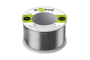 Goobay Lödtenn (blyfritt), 100 gram Grå