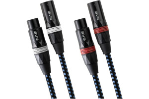 SVS SoundPath XLR Interconnect Stereo 2 x 2 meter Svart