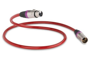 QED Reference XLR 40 Digital AES/EBU 3 meter Röd