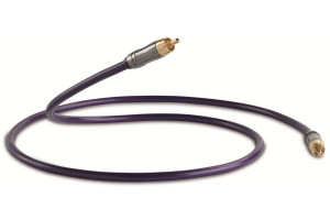 QED Performance Digital Audio Coax 1 meter Lila
