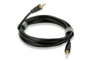 QED CONNECT AUDIO J2J 3.5 - 3.5 mm 3 meter Svart