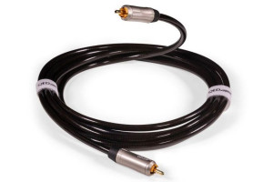 QED Reference Subwoofer 40 1RCA - 1RCA 6 meter Svart