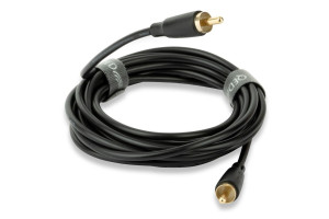 QED Connect Subwoofer 1RCA - 1RCA 6 meter Svart