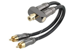 QED Performance Y-SW Adapter Svart