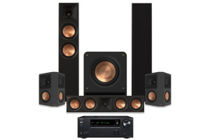 Klipsch & Onkyo The Odyssey 5.1 system Svart