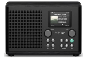Pure Classic H4i med internetradio Svart/Svart Ask