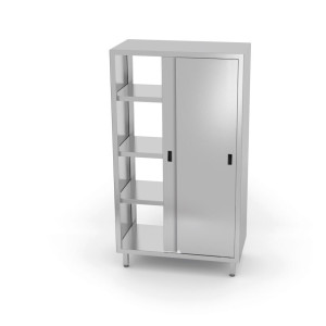 Dulap depozitare cu usi glisante si acces pe ambele parti, pregatita pentru asamblare, Hendi, Kitchen Line,  800x700x(H)1800 mm