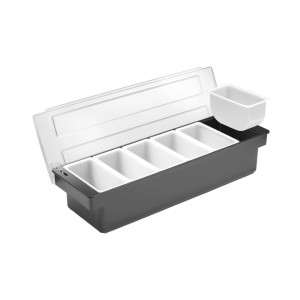 Cutie pentru ingrediente Hendi, 6 recipiente  480x150x(H)100mm