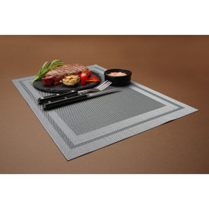 Suport anti alunecare pentru farfurie,Hendi, 450x300 mm,design 165,set de 6 buc