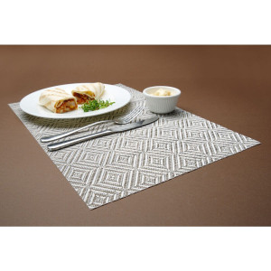 Suport anti alunecare pentru farfurie,Hendi, 450x300 mm,design 813,set de 6 buc